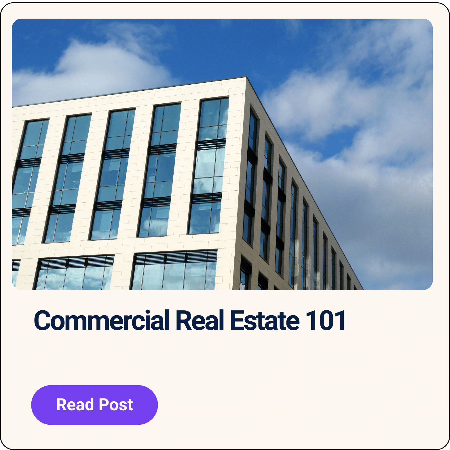 Commercial Real Estate 101