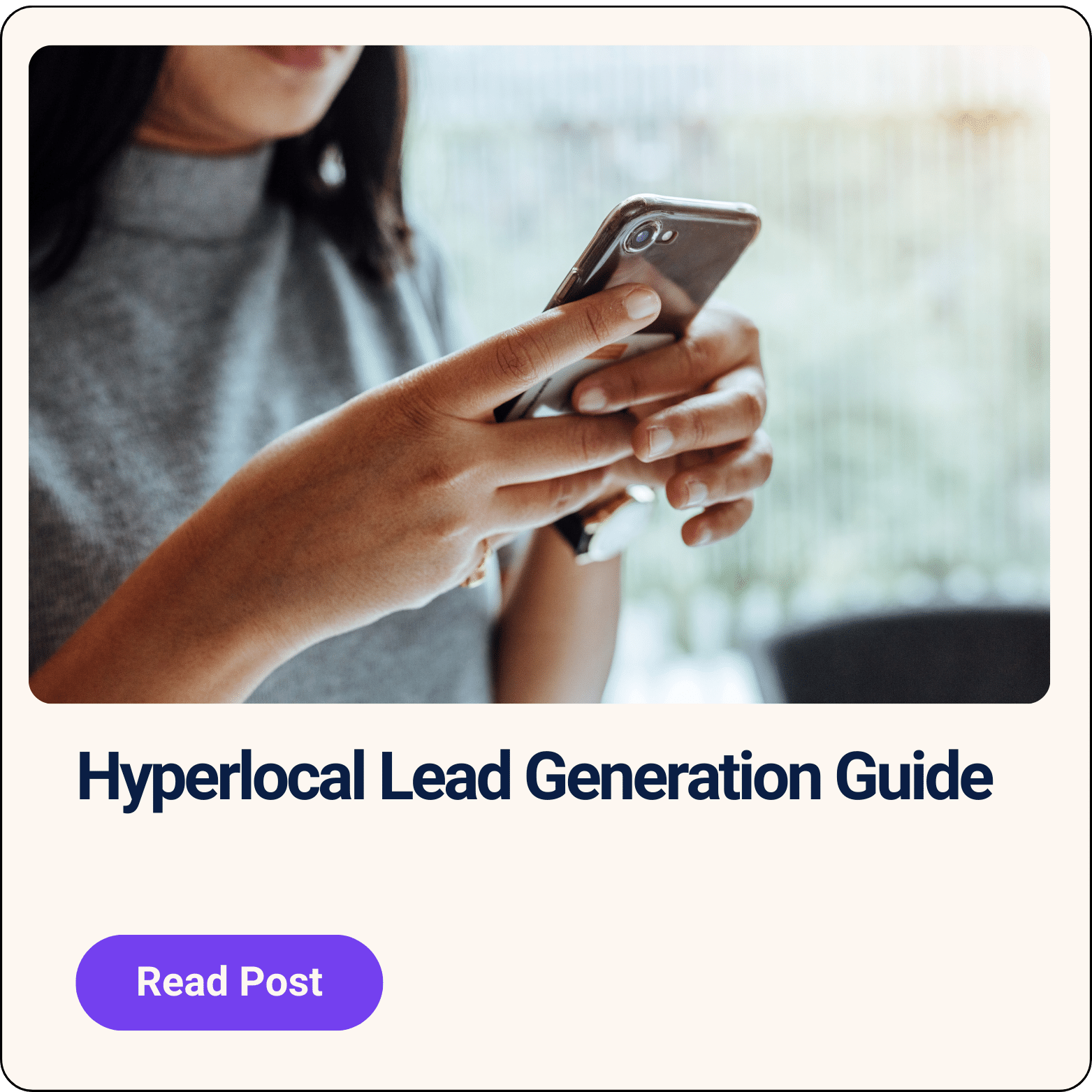 Hyperlocal Lead Generation
