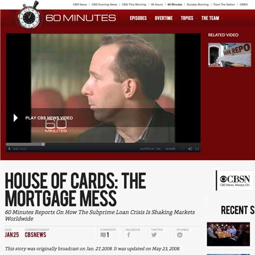 Sean OToole on 60 Minutes