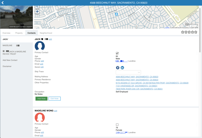 here you'll find the owner of the property, map of property owner, owner contact details and much more