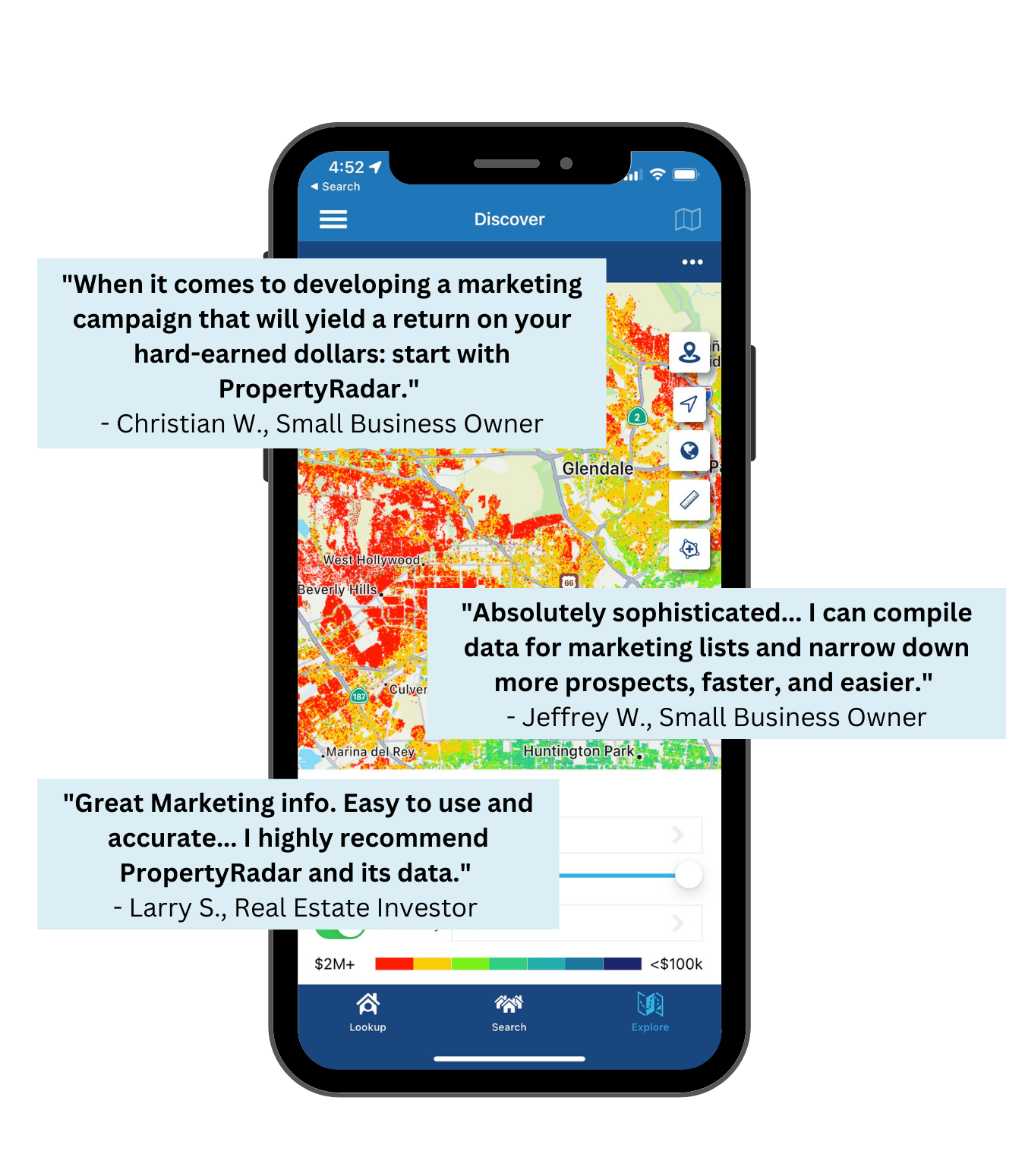 iPhone App Testimonials Landing Page iPhone App Testimonials Landing Page