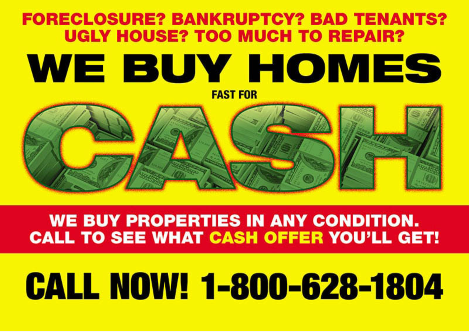 Cash offer for distressed property