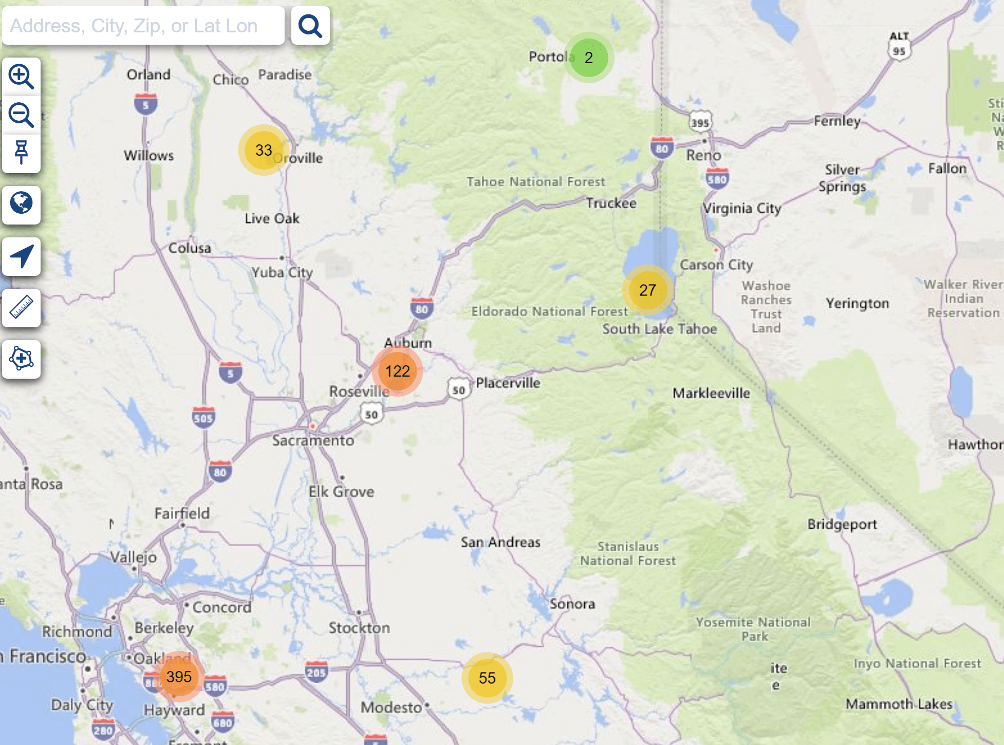 Hyperlocal map