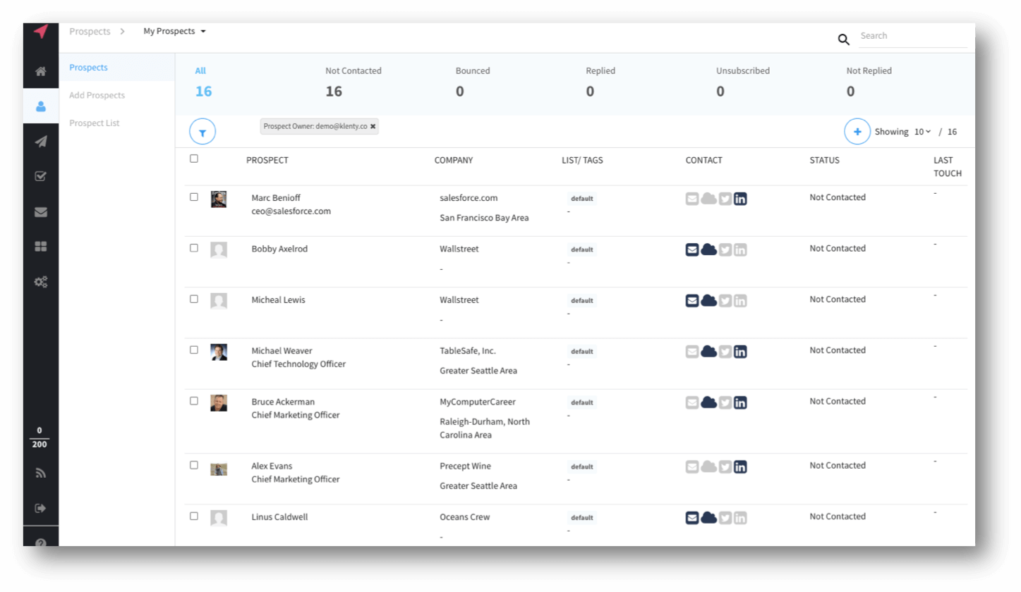 Klenty integration with PropertyRadar takes Klenty to new levels.