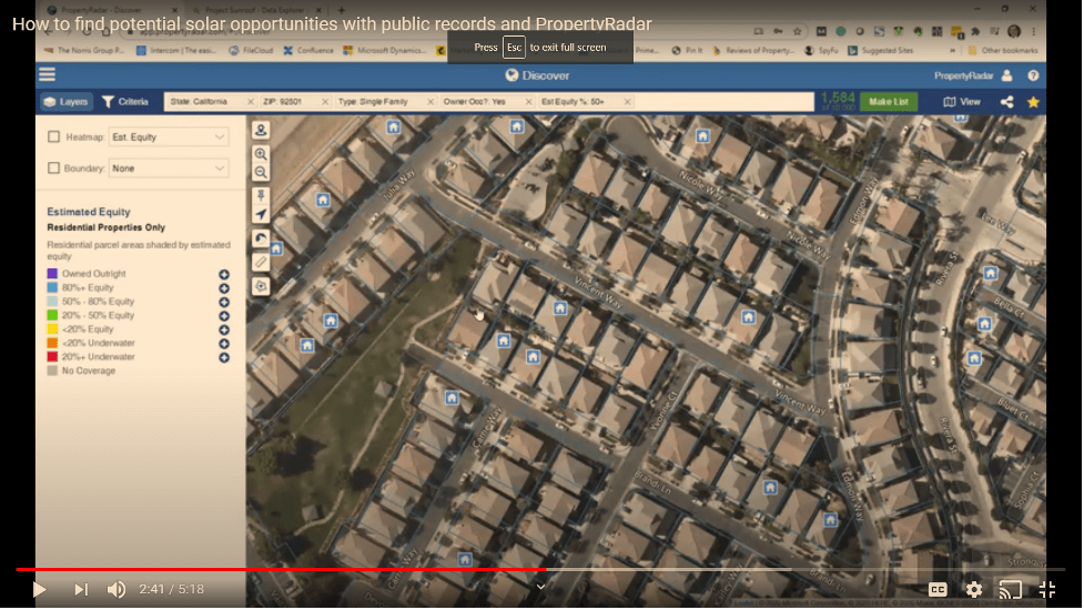 Properties with plenty of sun exposure make the best solar leads