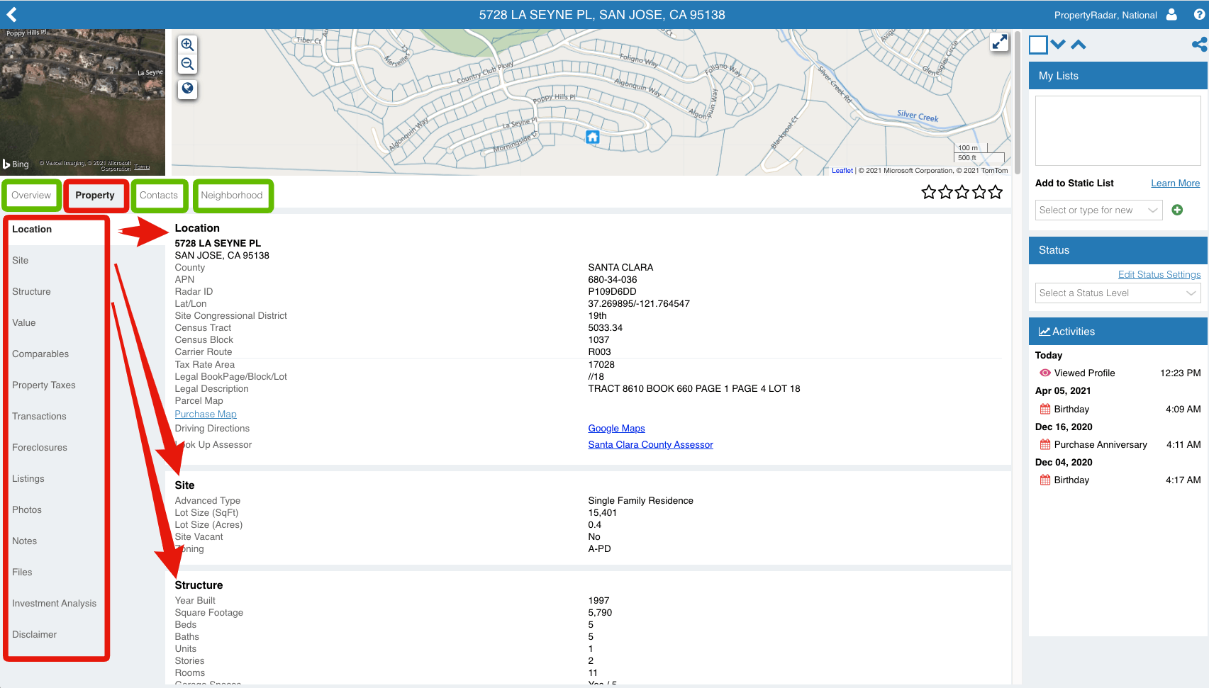 Understand your real estate leads by property and owner data