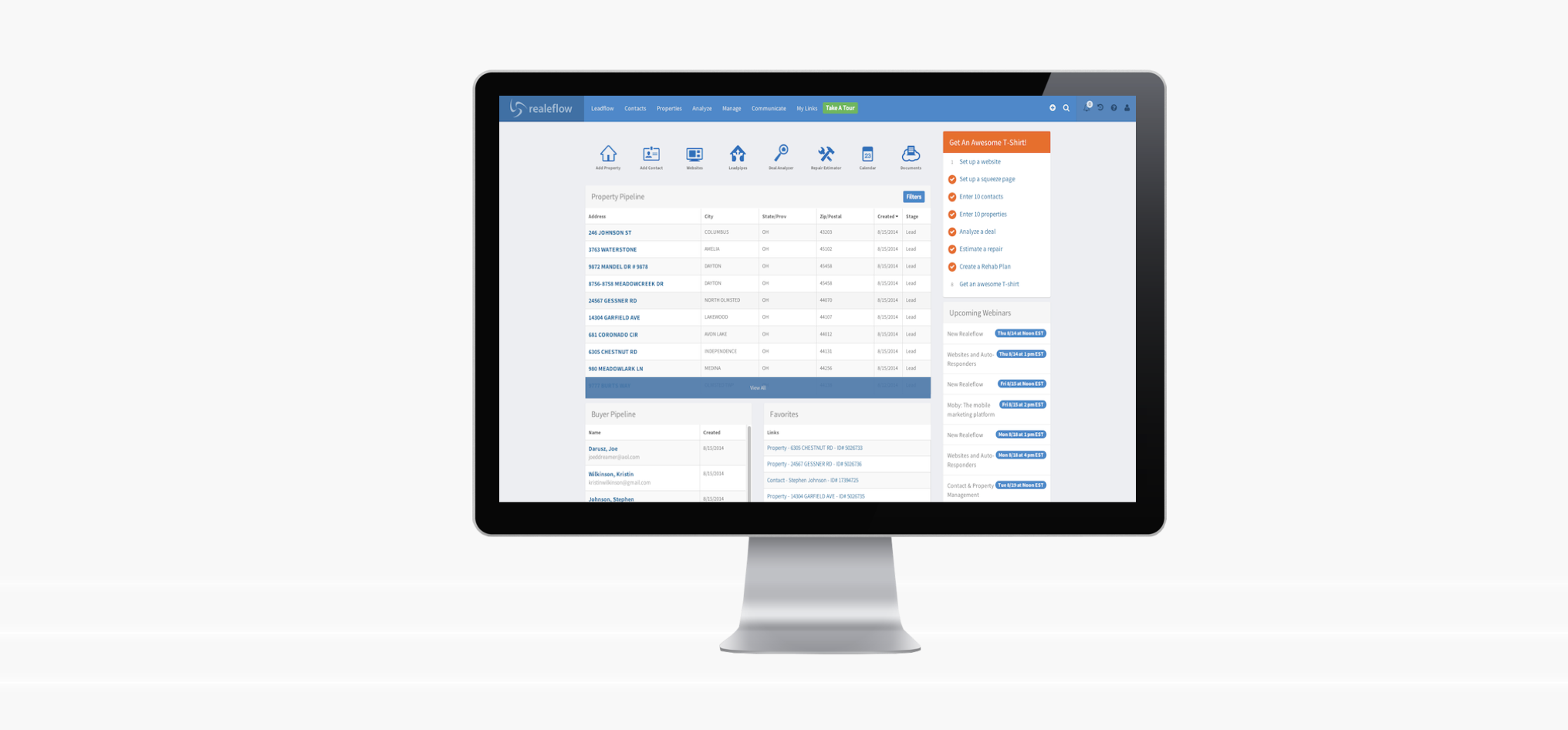 Realeflow integrates with PropertyRadar