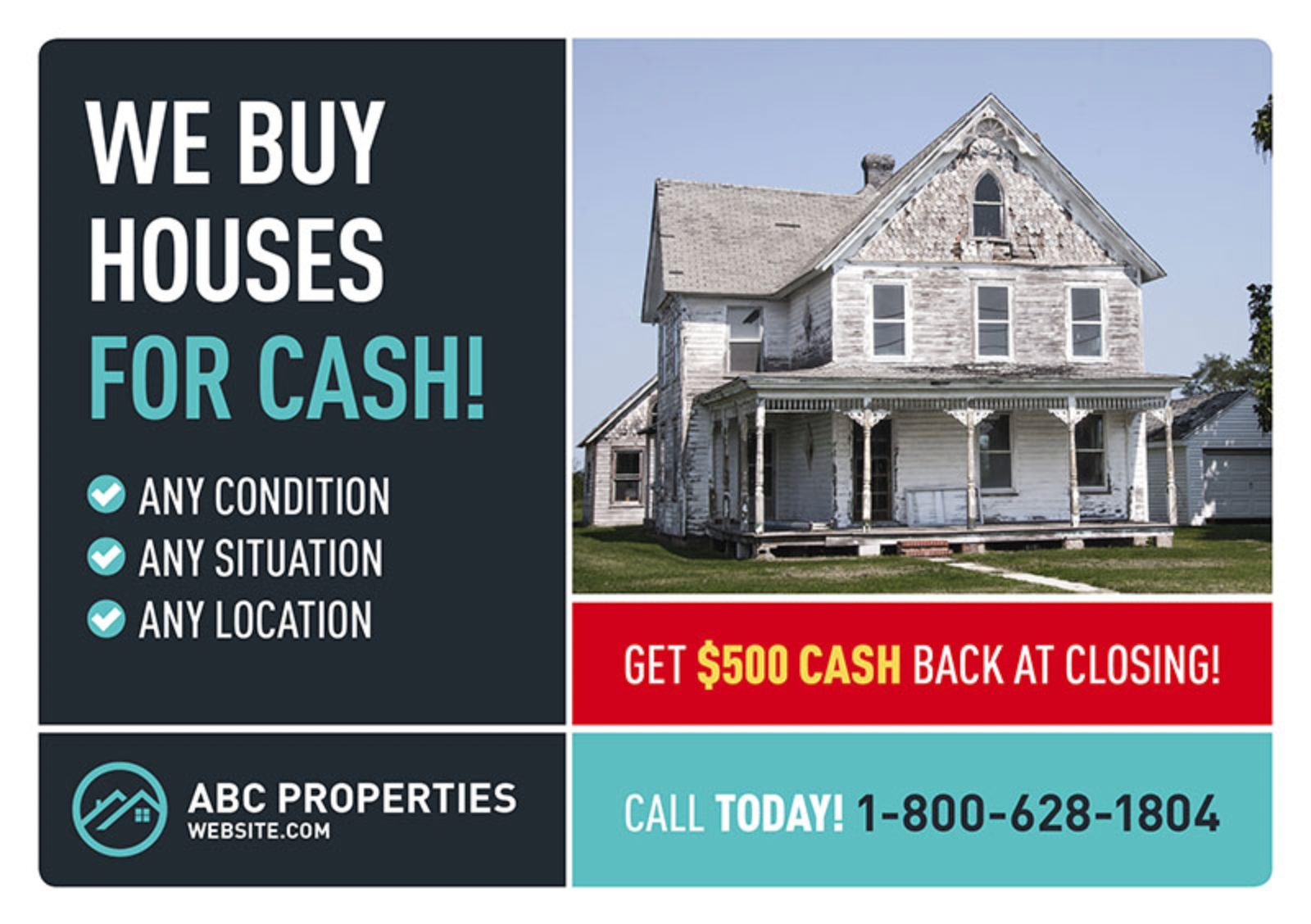 Cash Offer - Distressed home or bankruptcy