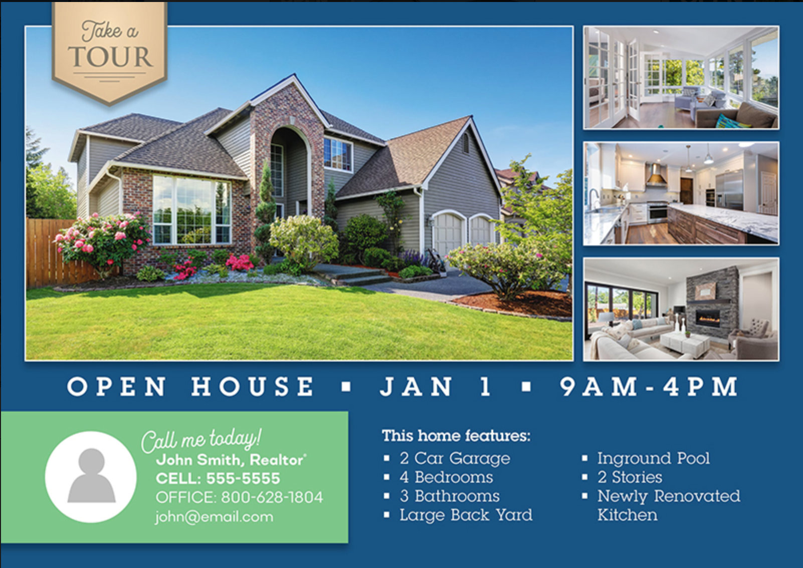 Simple Open House Mailer